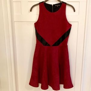 Miss Behave Girls Suede Dress